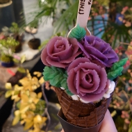 お花のアイス！