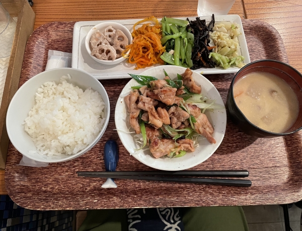 体に優しいランチ