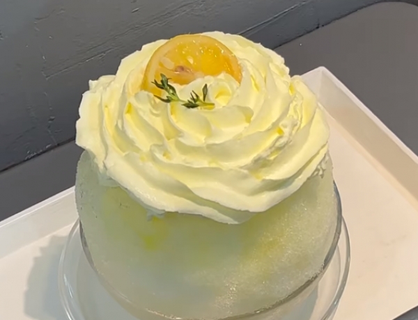 夏に食べたい！「レモネードかき氷」🍋