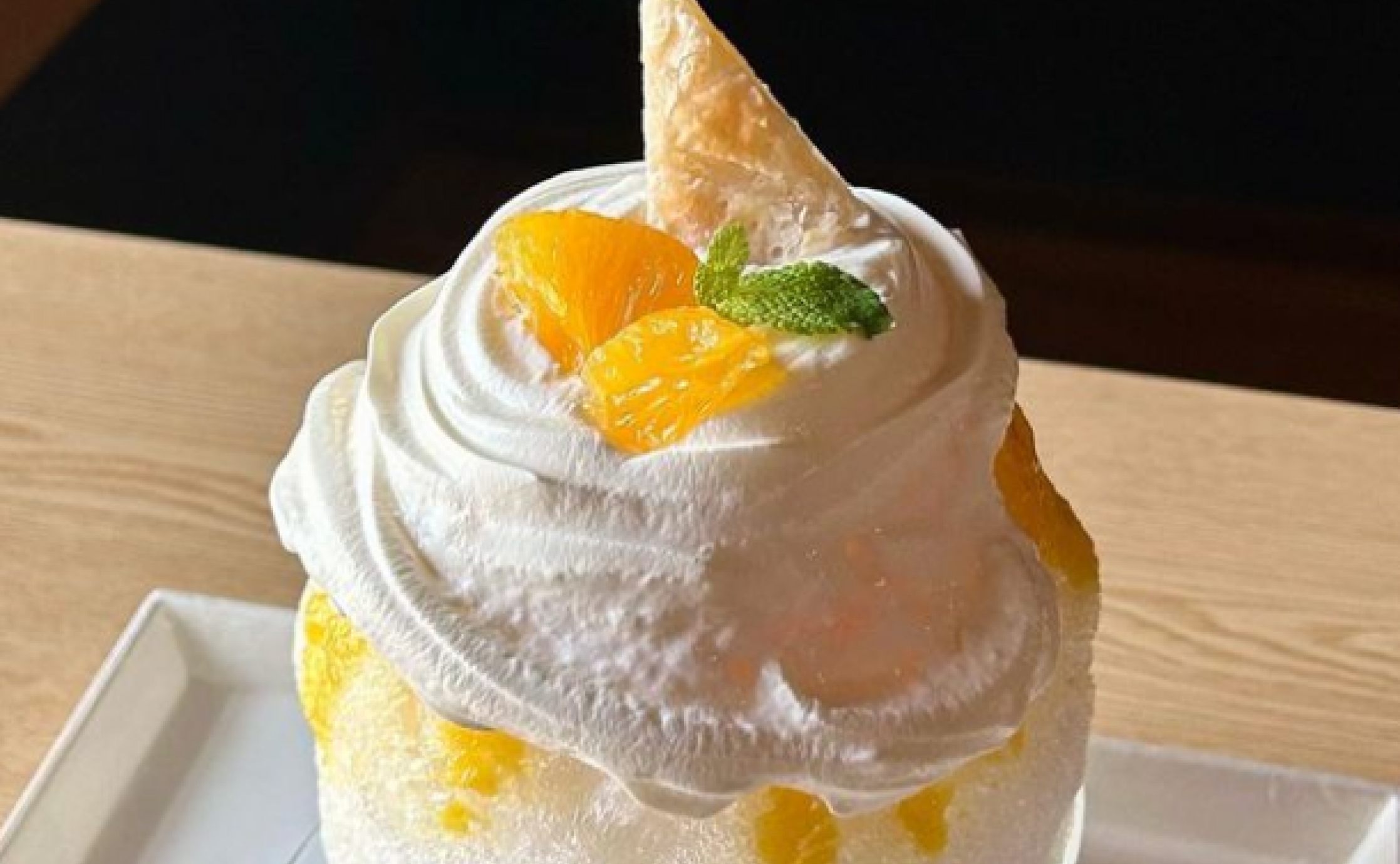 【7月限定】　甘夏みかんかき氷🍊