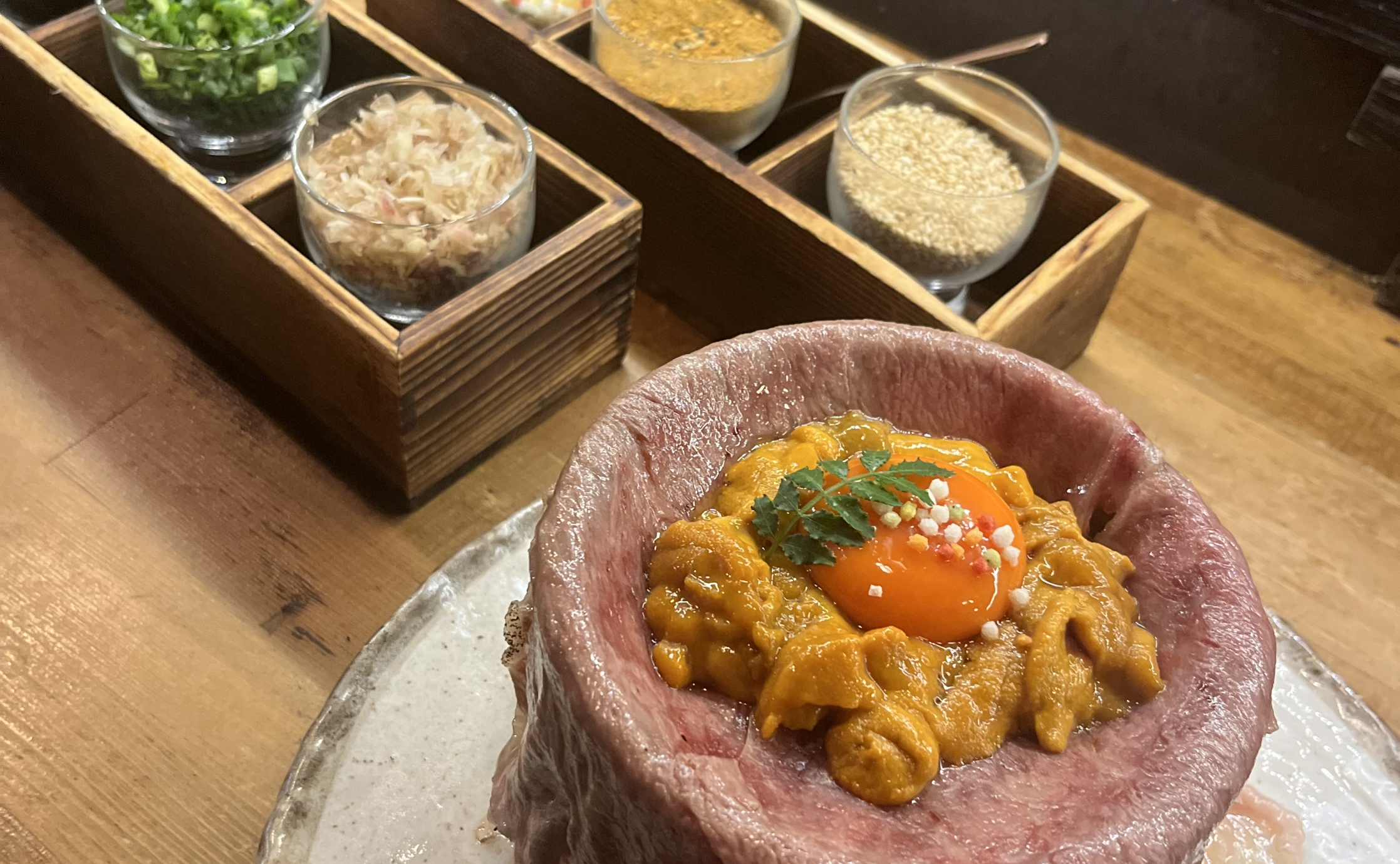 こぼれるお肉