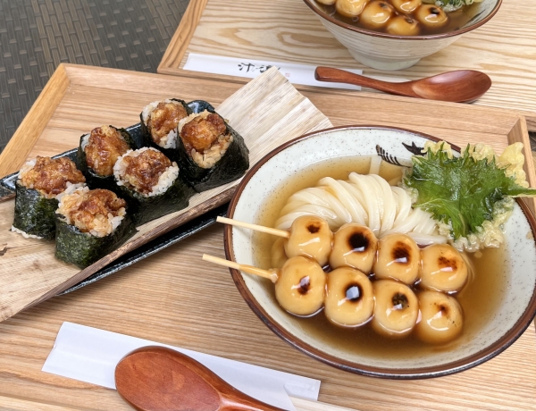 話題のみたらし団子うどん食べてきた😍｜Alcocca京都 （アルコッカ 京都）