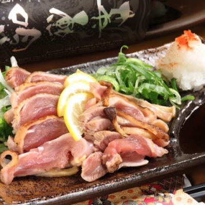 さつま知覧鶏ももタタキ|串だいにんぐ 炭焼浪漫家 藤森店